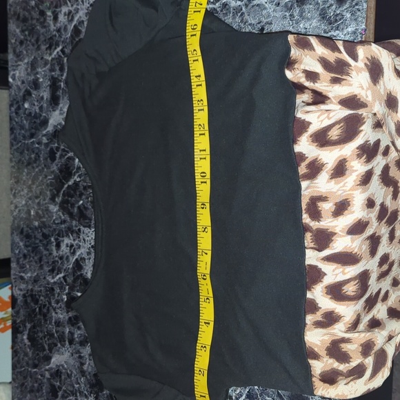 Black & Leopard Dress - Picture 5 of 8